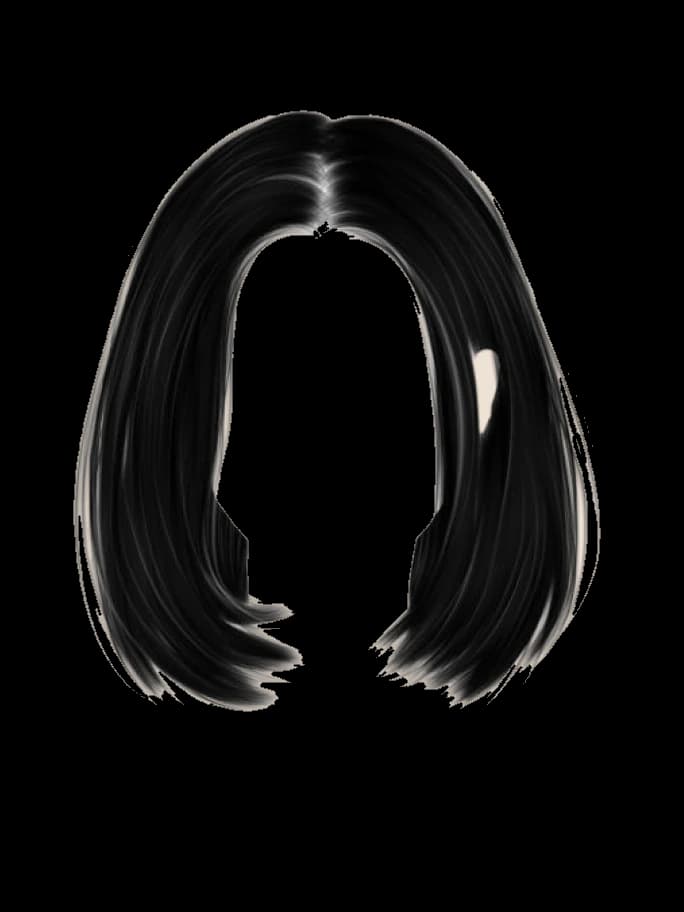 Jet Black Blunt Bob Lace Front Wig