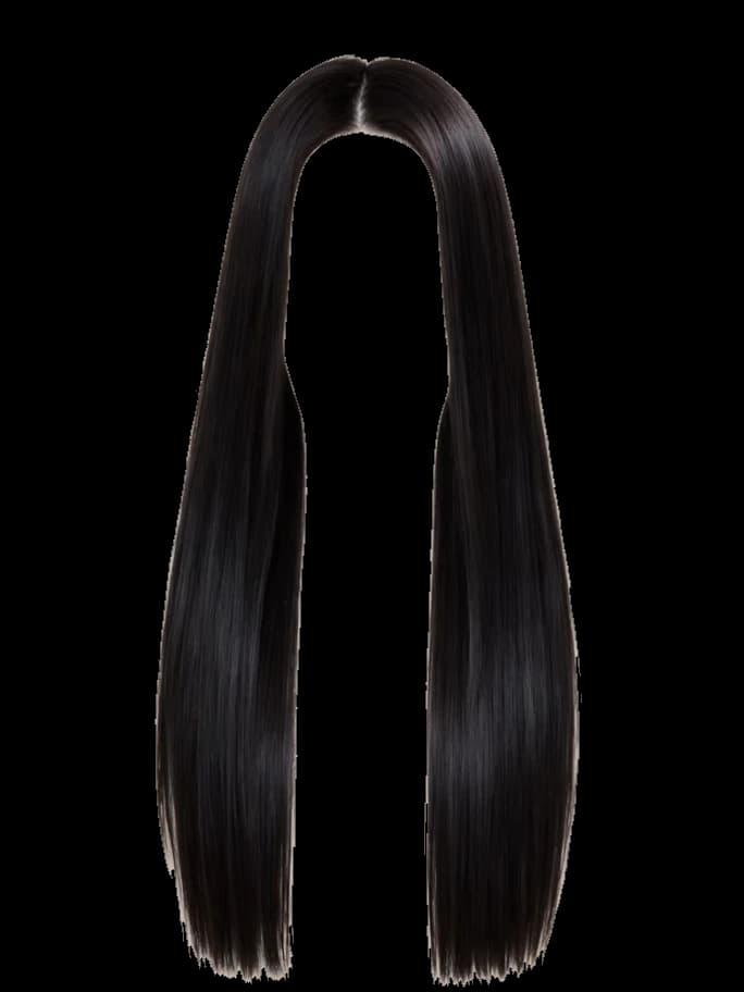 Jet Black Straight Lace Front Wig